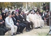 در مراسم رونمایی اثرهنری مذهبی مشک حضرت ابوالفضل  العباس (ع):<br>حضور نمایندگان مراجع عظام در سعدآباد