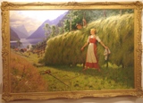 نقاشی ( تابستان در مزرعه ) اثر هانس دال