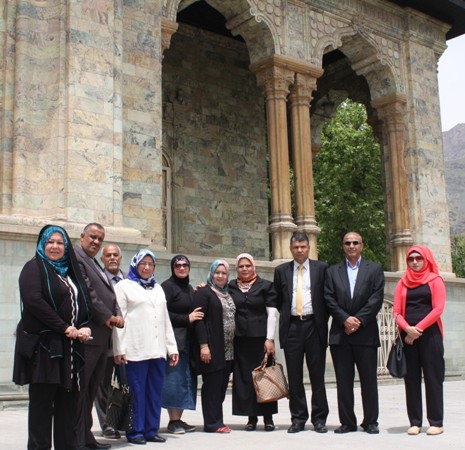 بازدید هیئت کارشناسان وزارت جهانگردی و آثار باستانی عراق از مجموعه سعدآباد