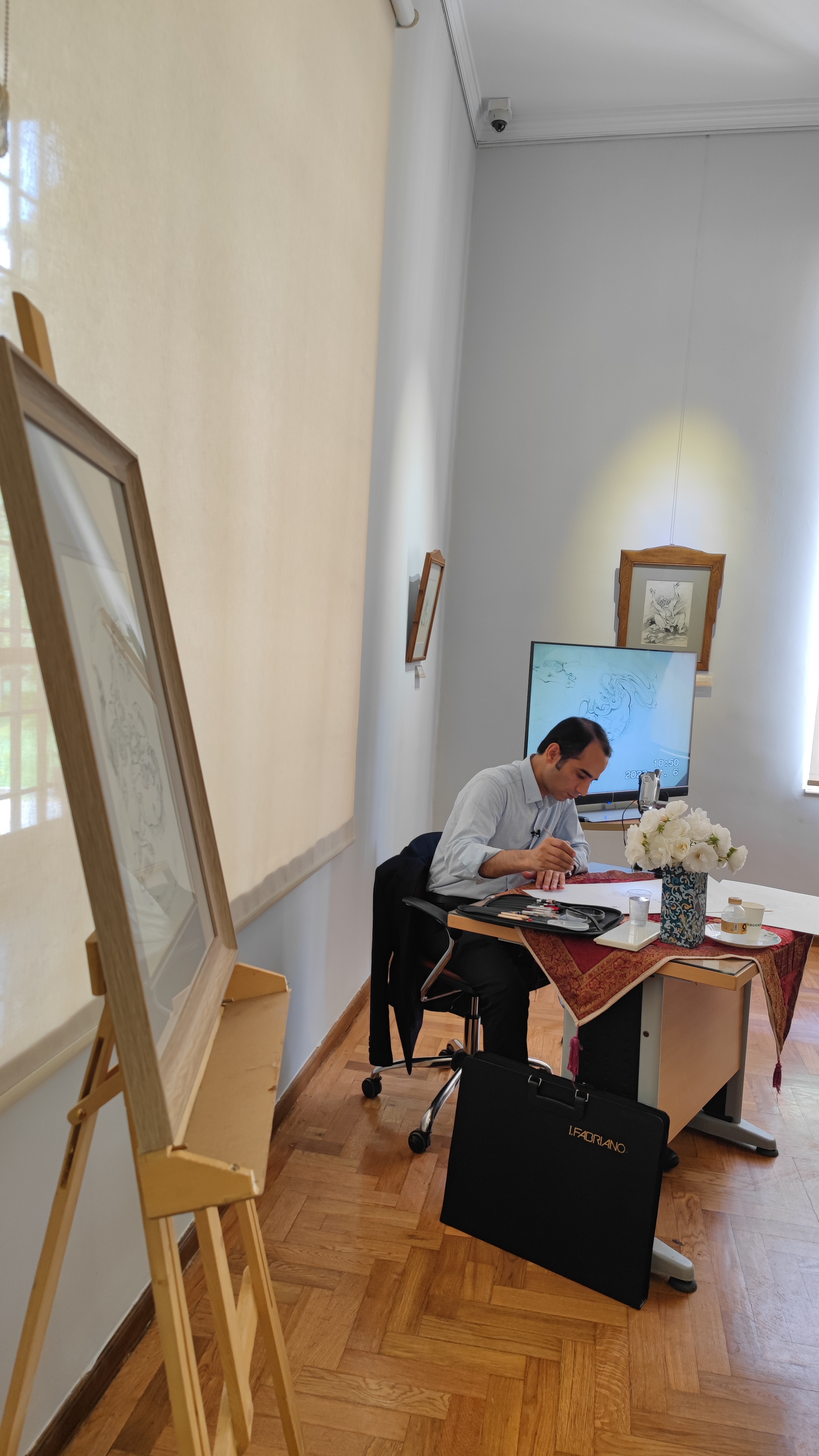 کارگاه آموزشی « تشعیر در نقاشی ایرانی» درموزه استاد بهزاد 
