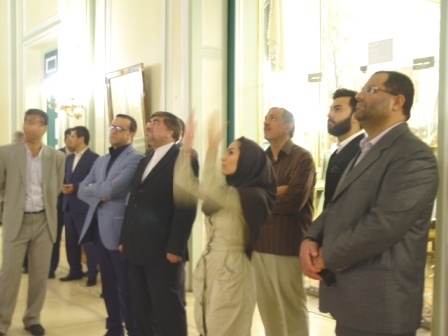 وزیر فرهنگ و ارشاد از کاخ ملت بازدید کرد 