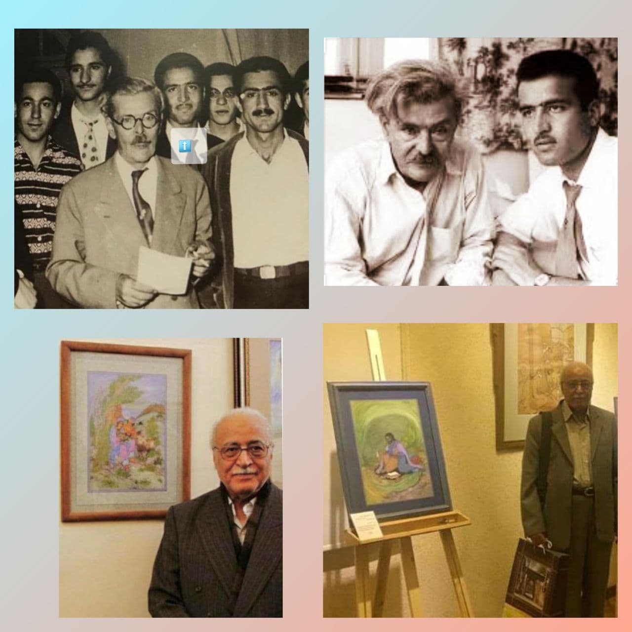 ⚫️ استاد مصطفی سهرابی ،نگارگر معروف ایرانی و نزدیکترین شاگرد بنام استاد حسین بهزاد به دیار باقی شتافت.