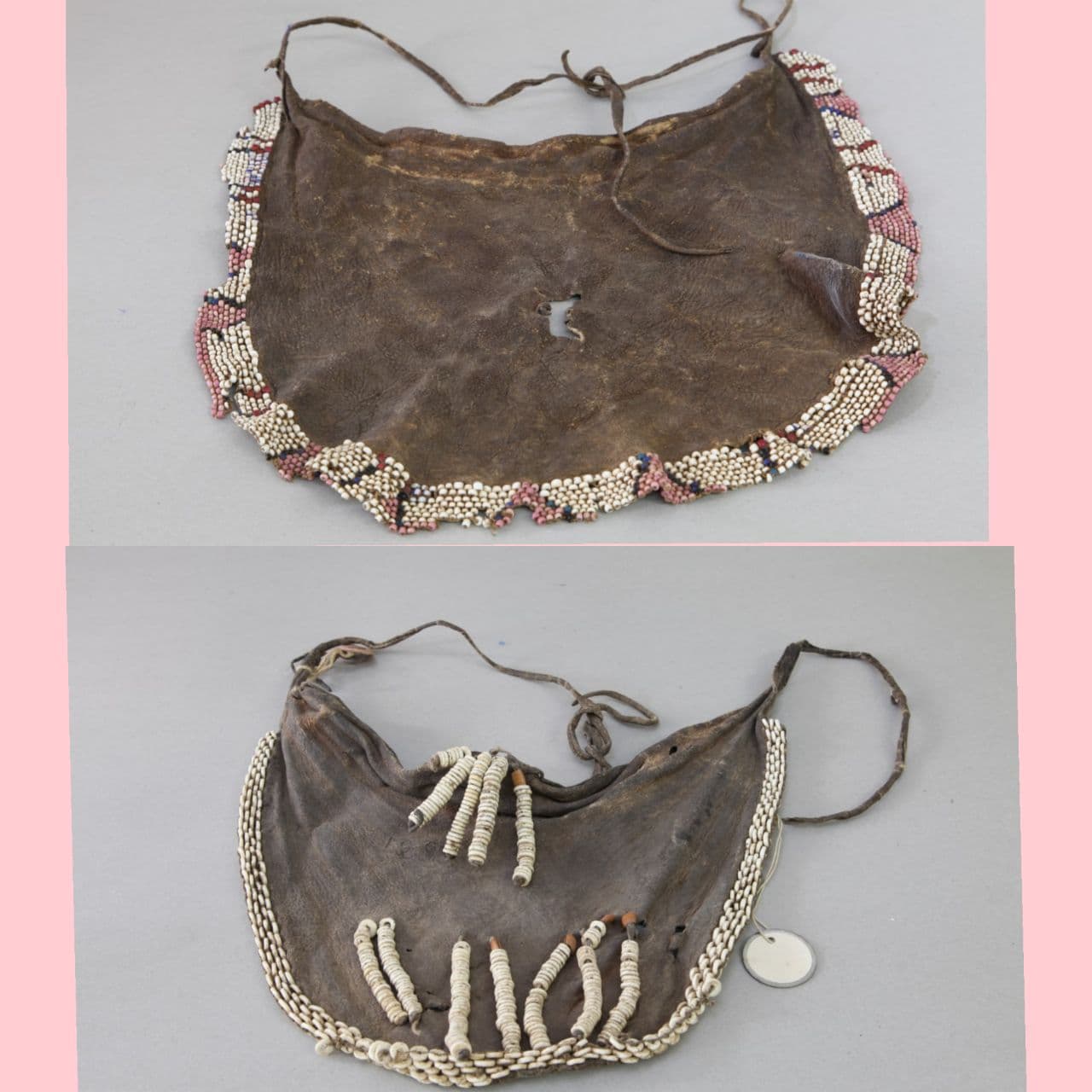 نام شی : پوشش زنان در قبیله ماسایی از جنس پوست ((the women clothing from skin in massai tribe/   موزه برادران امیدوار